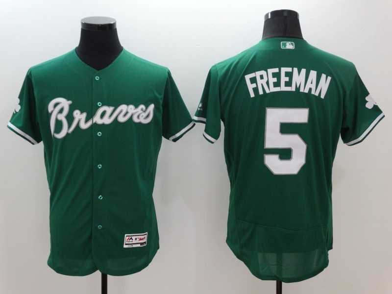 Atlanta Braves #5 Freddie Freeman Green Celtic 2016 Flexbase Collection Stitched Baseball Jersey,We sell and wholesale Atlanta Braves #5 Freddie Freeman Green Celtic 2016 Flexbase Collection Stitched Baseball Jersey on line form chian!